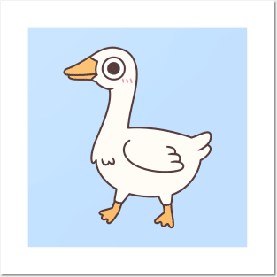 Cute Silly Looking Goose Posters and Art